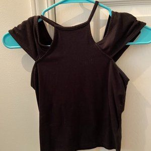 Black Crop Top